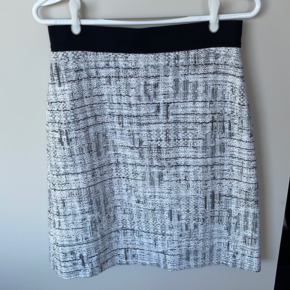 Escada Sport Black & White Tweed Skirt